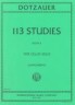 113 Studies for Cello -…