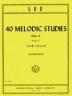 40 Melodious Studies Op.…
